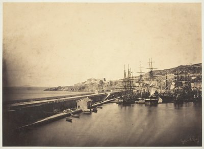 Der Steg in Sète von Gustave Le Gray