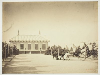 Ohne Titel [Offiziere], 1857 von Gustave Le Gray