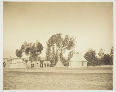Ohne Titel [Offiziere], 1857 von Gustave Le Gray