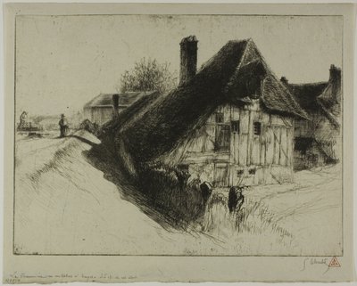 Niedrig sitzende Bauernwohnung, Troyes von Gustave Leheutre