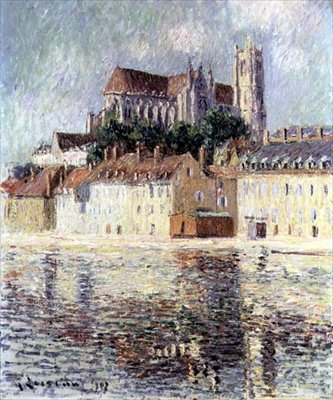 Kathedrale von Auxerre von Gustave Loiseau
