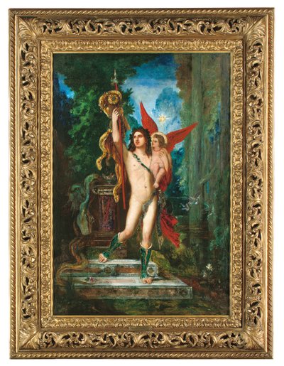 Jason und Eros, 1890-91 von Gustave Moreau