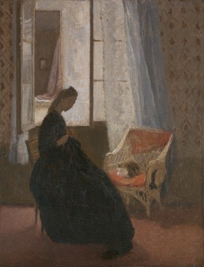 Das Zimmer zum Hof von Gwen John