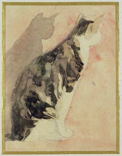 Studie einer Katze von Gwen John