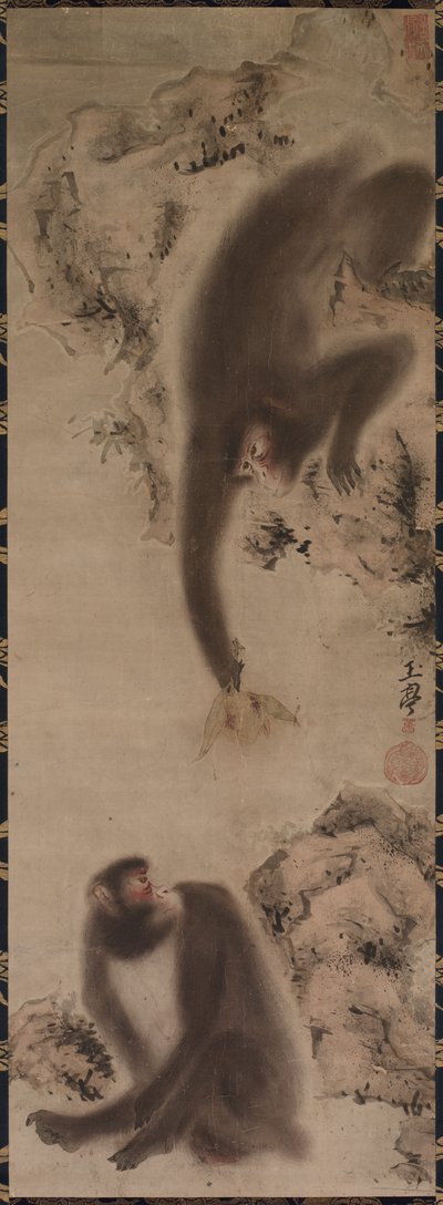 Affen, ca. 1800 von Gyokutei Katsu