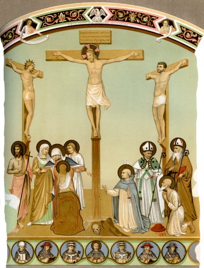 Christus am Kreuz von H Moulin