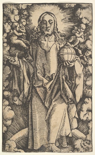 Christus mit einer Kugel, 15.-16. Jahrhundert von Hans Baldung