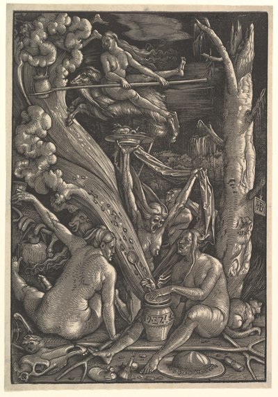 Die Hexen, 1510 von Hans Baldung