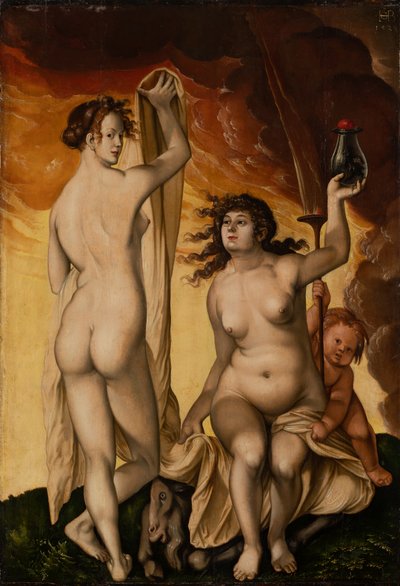 Zwei Hexen von Hans Baldung Grien