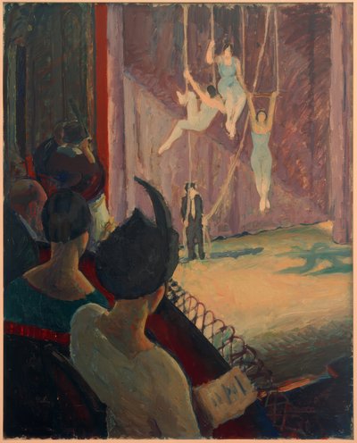 Trapezgruppe im Varieté von Hans Barthelmess