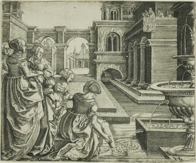 David und Bathseba von Hans Brosamer