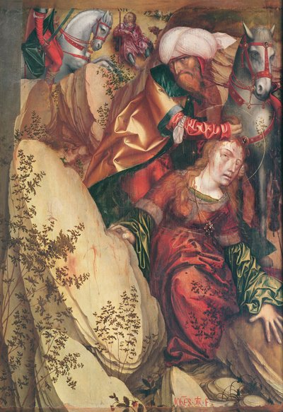 Das Martyrium der hl. Barbara, 1503 von Hans Fries