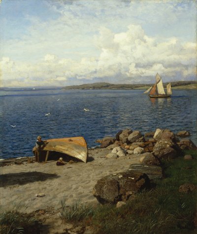 Norwegische Küstenlandschaft von Hans Gude