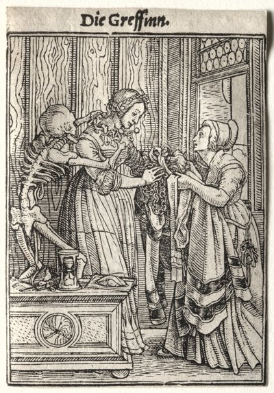 Totentanz: Die Gräfin von Hans Holbein
