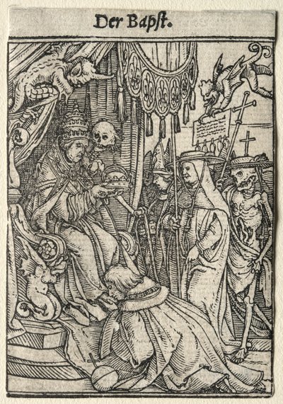 Totentanz: Der Papst von Hans Holbein