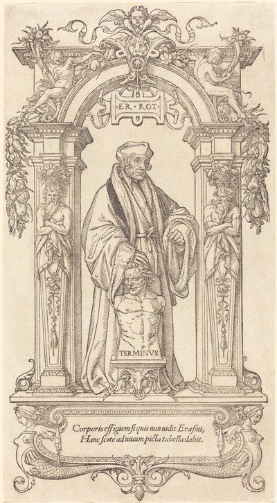 Erasmus von Rotterdam, ca. 1538 von Hans Holbein der Jüngere