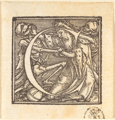 Buchstabe C von Hans Holbein der Jüngere