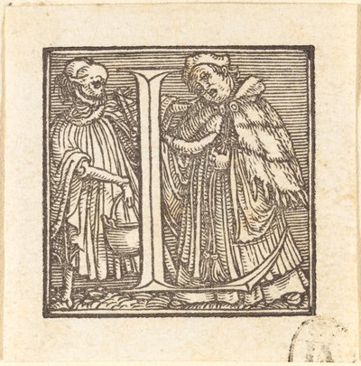 Buchstabe L von Hans Holbein der Jüngere