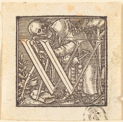Buchstabe W von Hans Holbein der Jüngere
