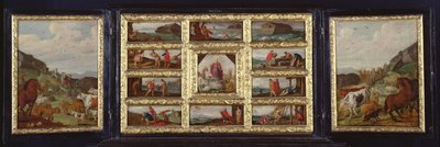 Noahs Arche Triptychon von Hans III Jordaens