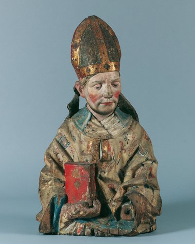 Halbfigur eines hl. Bischofs von Hans Klocker (Umkreis)
