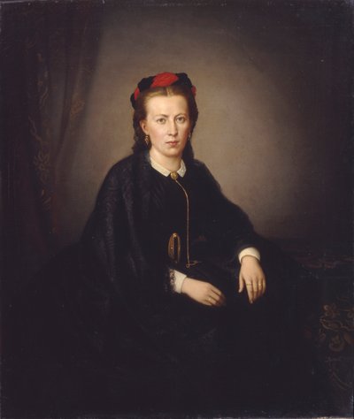 Porträt einer Frau von Hans Makart