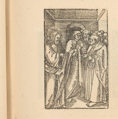 Christus bei einer Gruppe Männer von Hans Schäufelein (possibly)