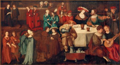 Das Gastmahl des Herodes von Hans Schäufelein