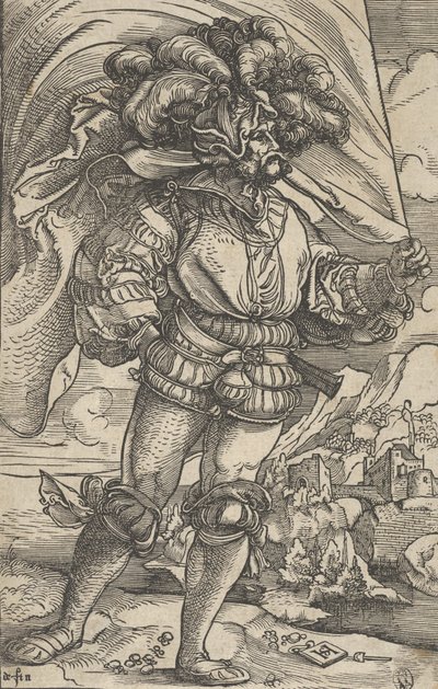 Der Standartenträger, ca. 1515 von Hans Schäufelein the Elder