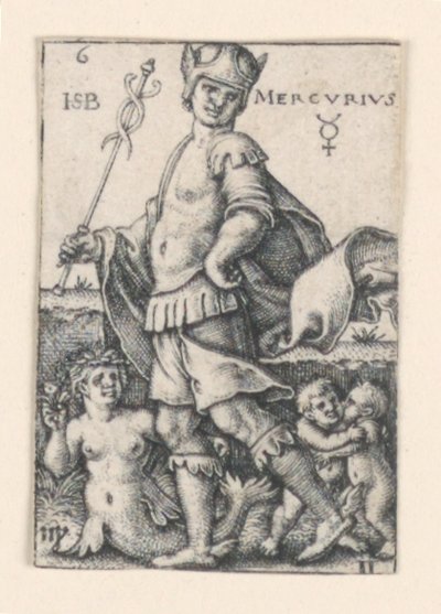 Merkur, aus Die sieben Planeten von Hans Sebald Beham