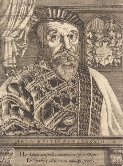 Pancraz von Freyberg Hohenschau, 1553 von Hans Sebald Lautensack