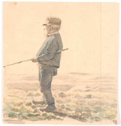 Ein Hirtenjunge von Hans Smidth