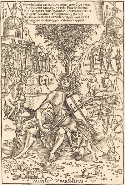 Apollo auf dem Parnass von Hans Süss von Kulmbach