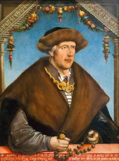 Porträt von Christoph van Laiming von Hans Wertinger