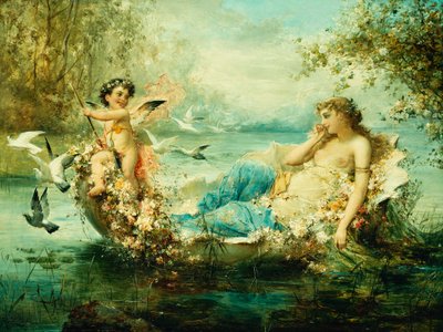 Venus und Amor von Hans Zatzka
