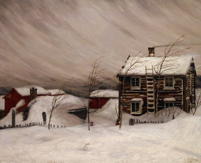 Schneesturm von Harald Oscar Sohlberg