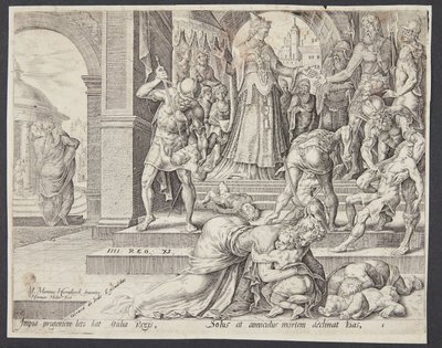 Athaliah zerstört die königliche Nachkommenschaft von Harmen Jansz. Muller