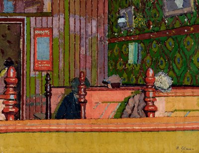 Esslokal, ca. 1914 von Harold Gilman
