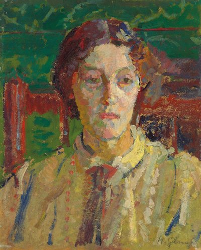 Porträt von Mrs. Whelan, ca. 1912-3 von Harold Gilman