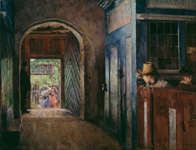 Taufe in der Tanum Kirche von Harriet Backer