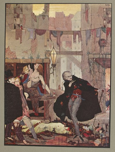 Der Mann der Menge von Harry Clarke