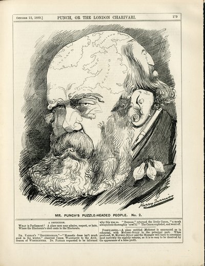 Illustration von Harry Furniss in Punch von Harry Furniss