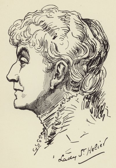 Lady St Helier von Harry Furniss