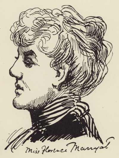 Miss Florence Marryat von Harry Furniss