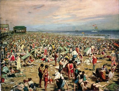 Strandszene, Coney Island von Harry Herman Roseland
