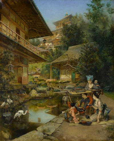 In einem japanischen Garten von Harry Humphrey