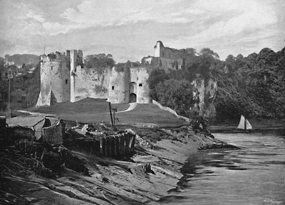 Chepstow Castle, um 1896 von Harvey Barton