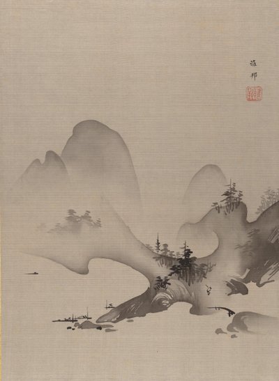 See und Berge, ca. 1885-89 von Hashimoto Gaho