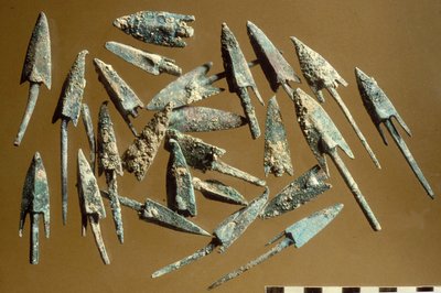 Pfeilspitzen, gefunden in der Zitadelle von Jerusalem von Hasmonean