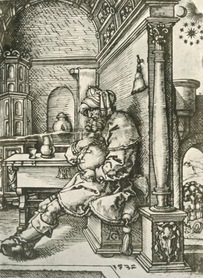Jakob meditiert über Josephs Träume, 1532, 1908 von Heinrich Aldegrever